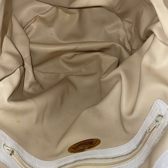 Brizzolari Leather Bucket Mixed Media Bag - Picture 8 of 8